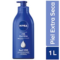 Nivea Crema Corporal Milk Nutritiva Piel Extra Seca 1 Lt